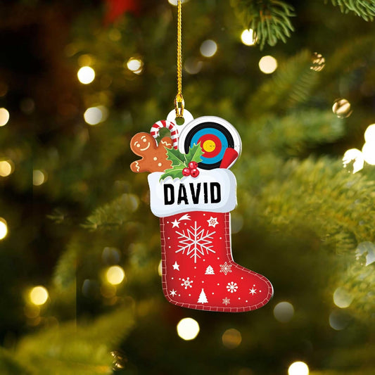 Custom Archery Christmas Ornament – Archery Lover Gift A8
