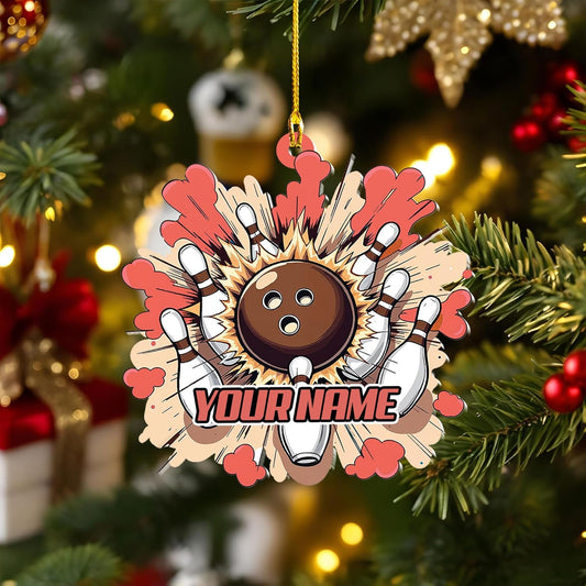 Custom Bowling Tools Ornament - Bowling Ornament Bowl 8