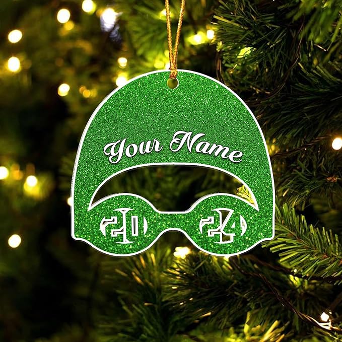 Personalized Swimming Ornament - Custom Swimmer Christmas Gift for Boys, Girls & Pool Lovers LL2