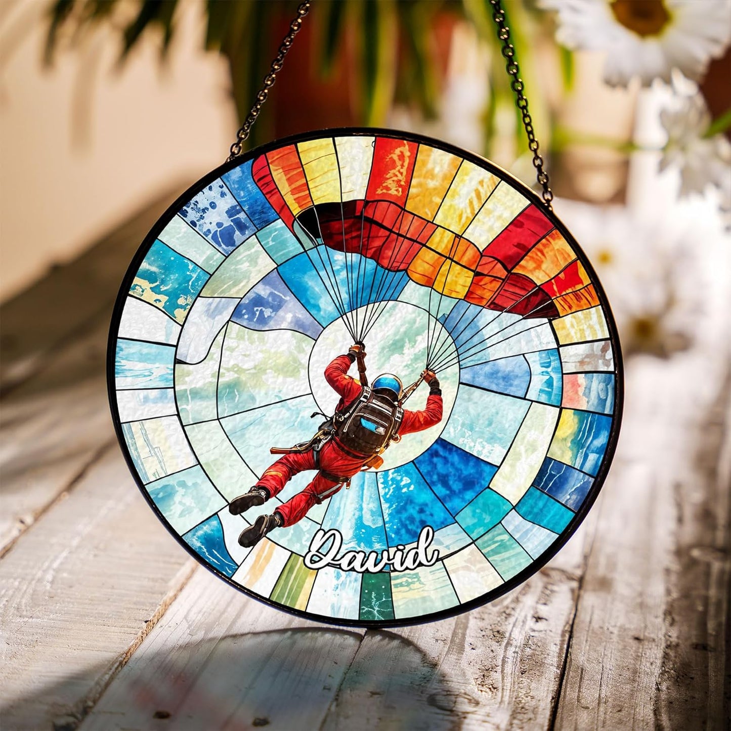 Custom Skydiving Christmas Ornament – Skydiver Xmas Decor O8