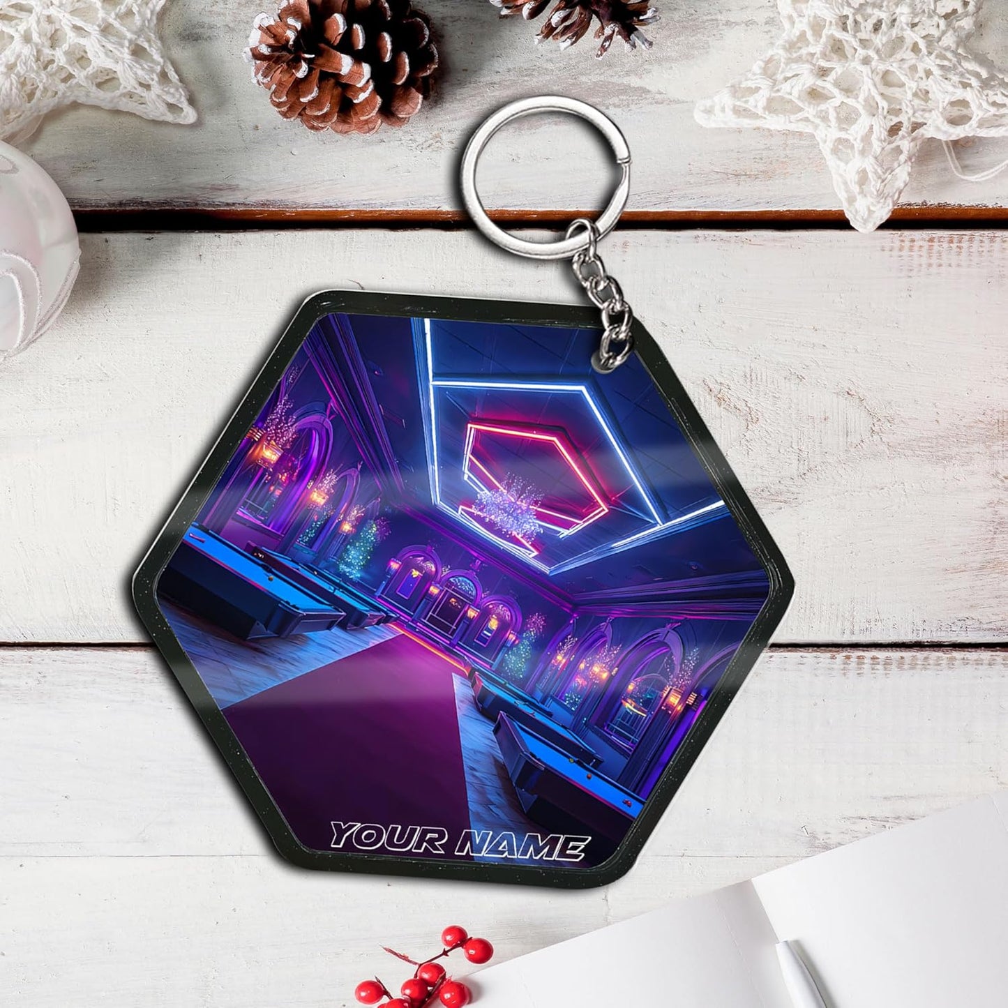 Personalized Billiards Ornament 2025, Billiards Christmas Ornaments N06