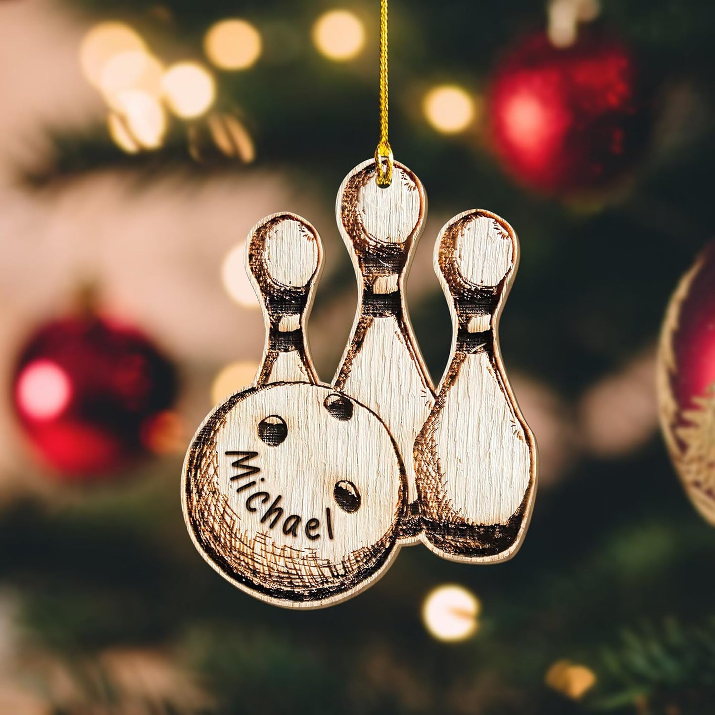 Custom Bowling Tools Ornament - Bowling Ornament Bowl Bl8