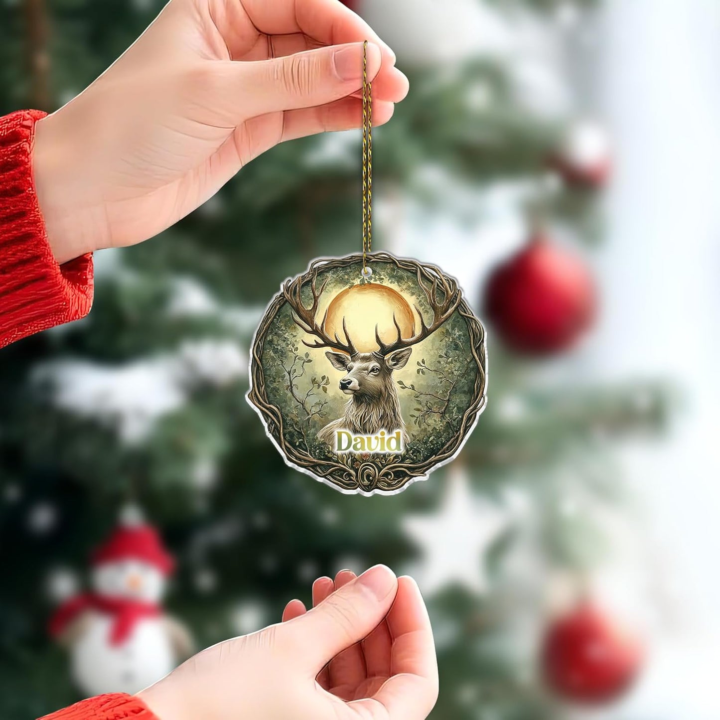 Personalized Hunting Vest 2D Flat Ornament - Duck Hunting Gifts for Men Women T35