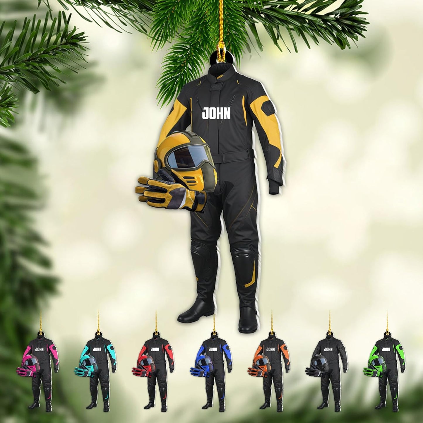 Custom Skydiving Christmas Ornament – Skydiver Xmas Decor O14