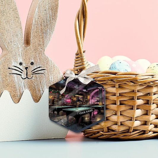 Personalized Billiards Ornament 2025, Billiards Christmas Ornaments N08