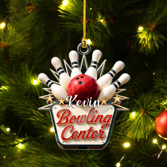 Custom Bowling Tools Ornament - Bowling Ornament Bowl 4