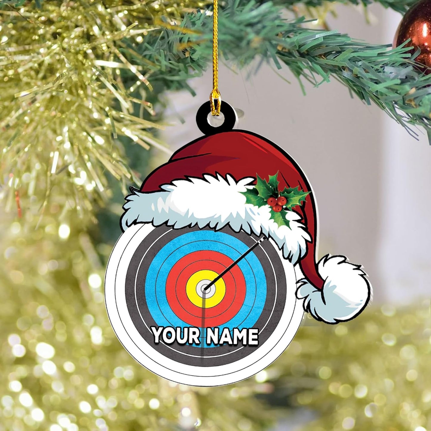 Custom Archery Christmas Ornament – Archery Lover Gift A5