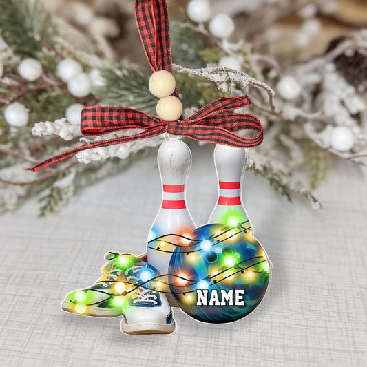 Custom Bowling Tools Ornament - Bowling Ornament Bowl 14