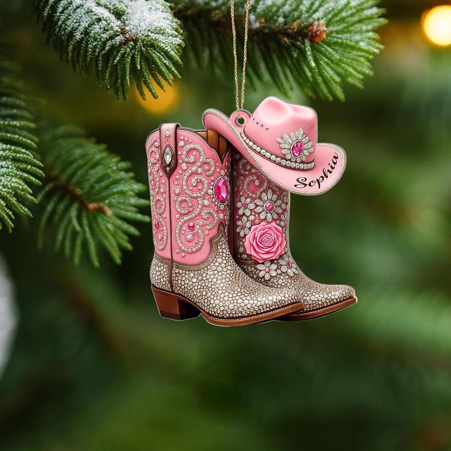 Custom Horse Riding Ornament | Personalized Equestrian Holiday Gift for Riders, Trainers & Horse Owners THH10