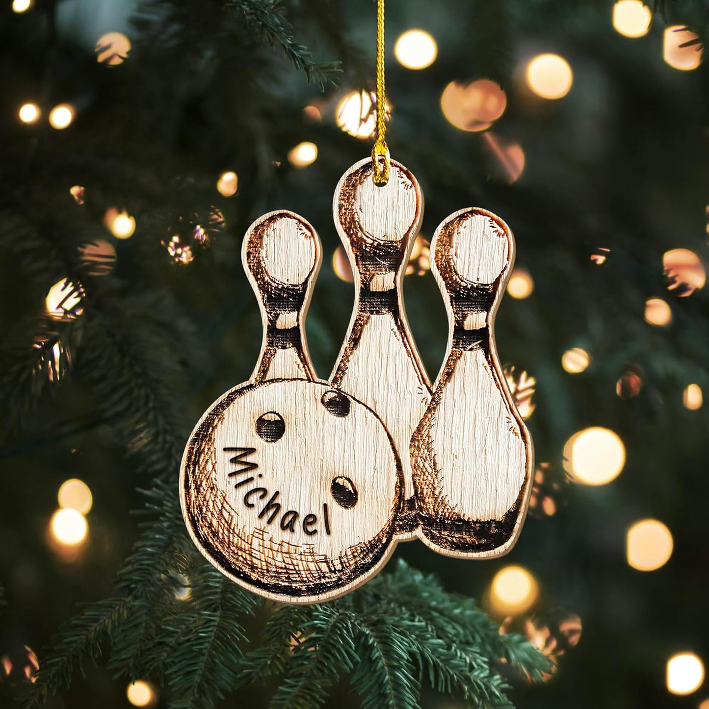 Custom Bowling Tools Ornament - Bowling Ornament Bowl Bl8