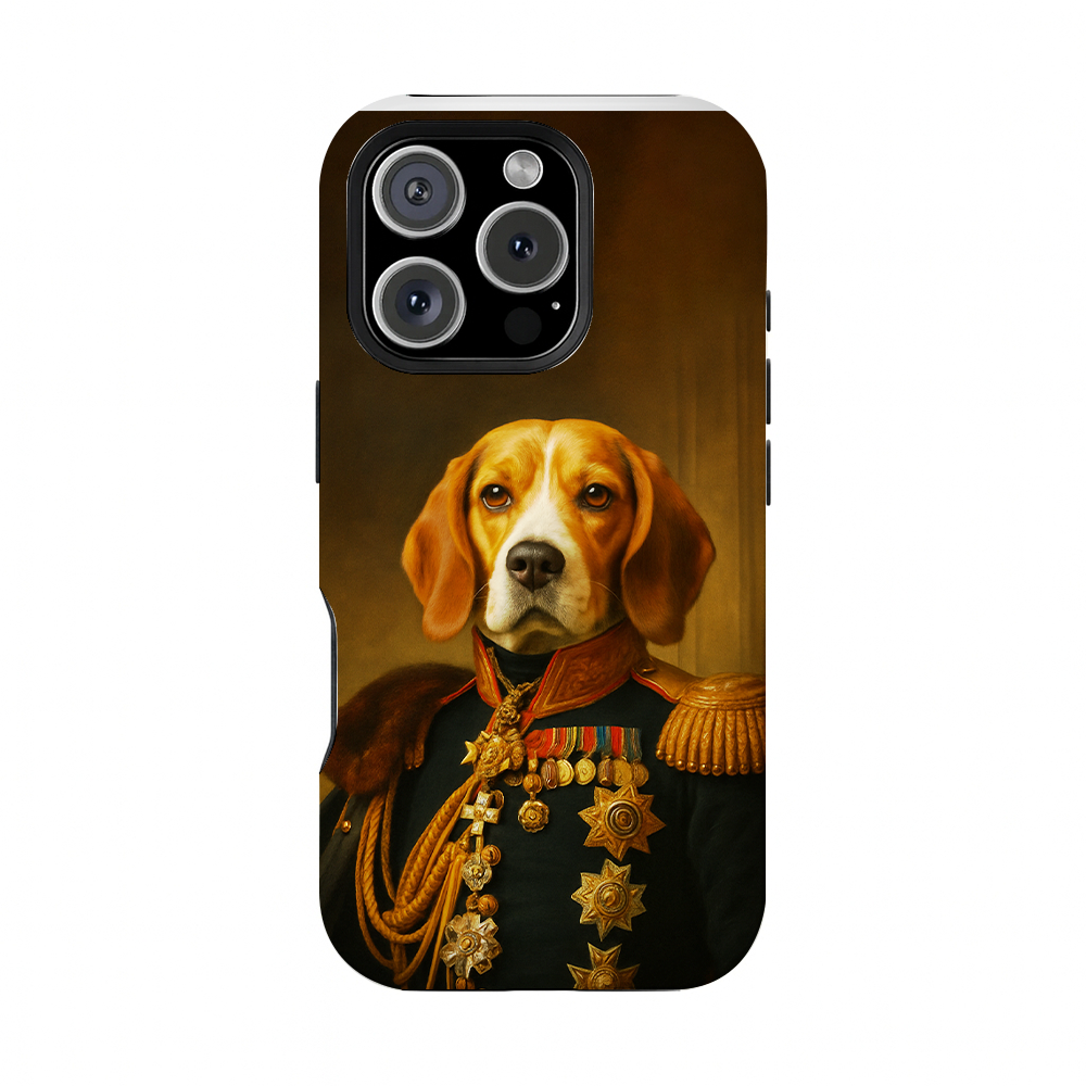 Custom Photo Dog Royal King Phone Case _ Gift For Dog Lovers