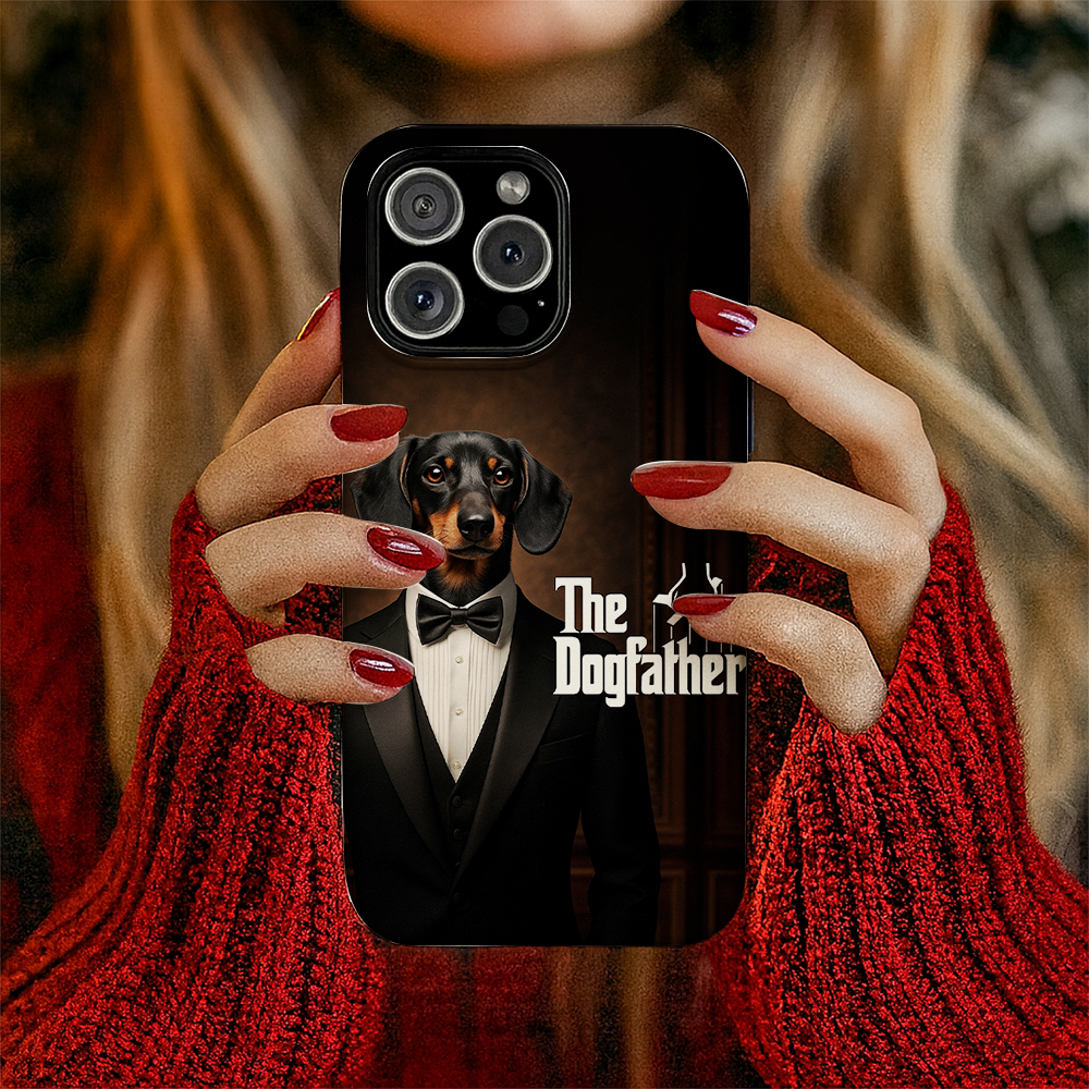 Custom Photo Dog Father Phone Case _ Gift For Dog Lovers