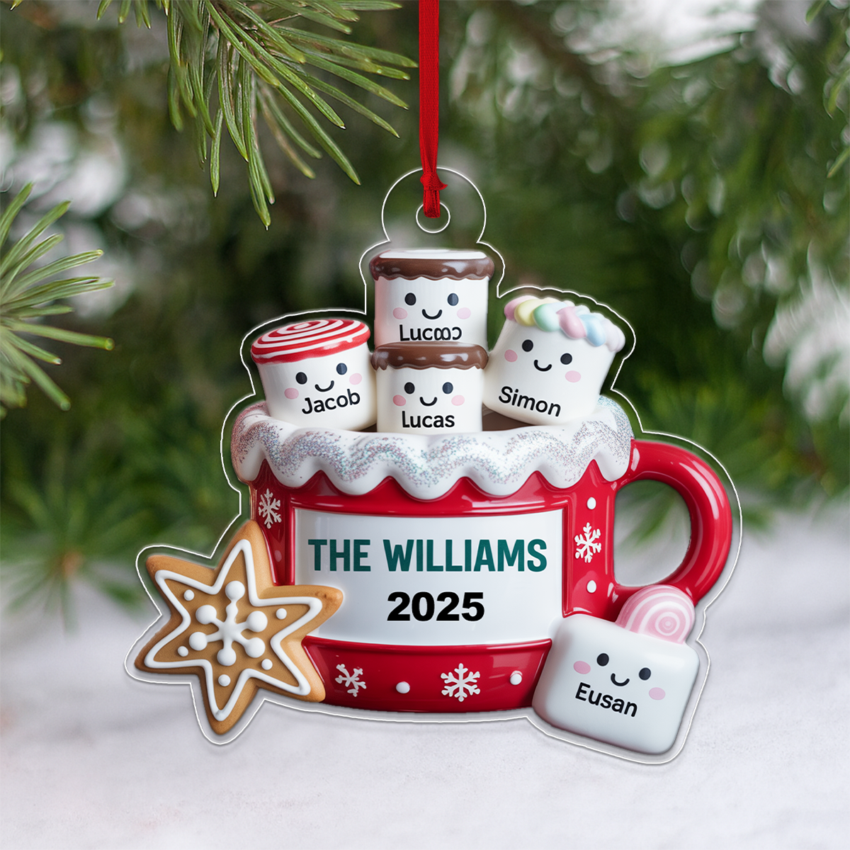 Hot Cocoa Marshmallow Family