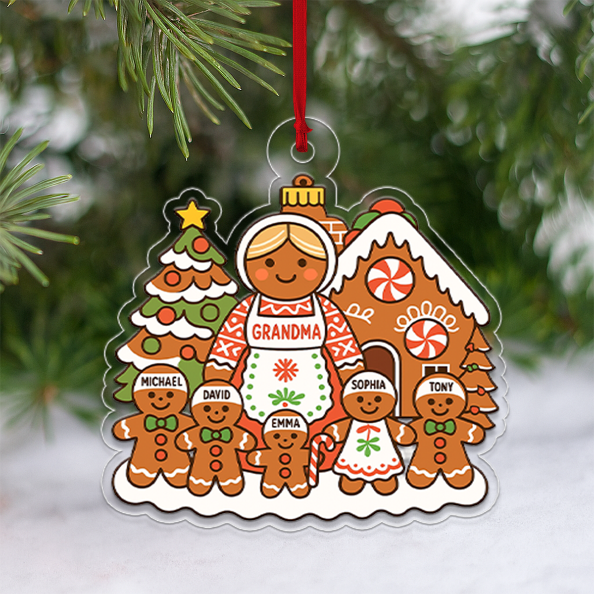 Custom family ornament