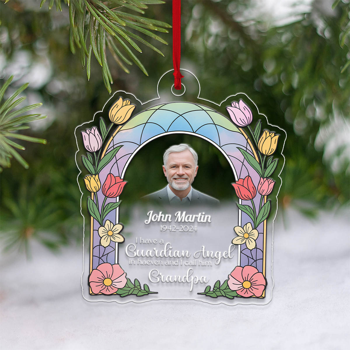 Custom Photo Memorial I Have A Guardian Angel In Heaven Mom Dad