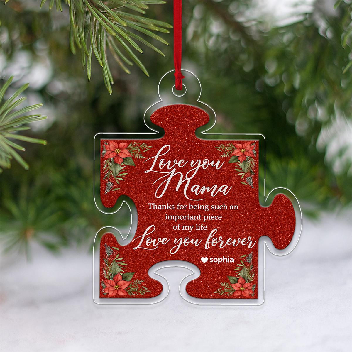 Custom Name Love You Mom For Mother