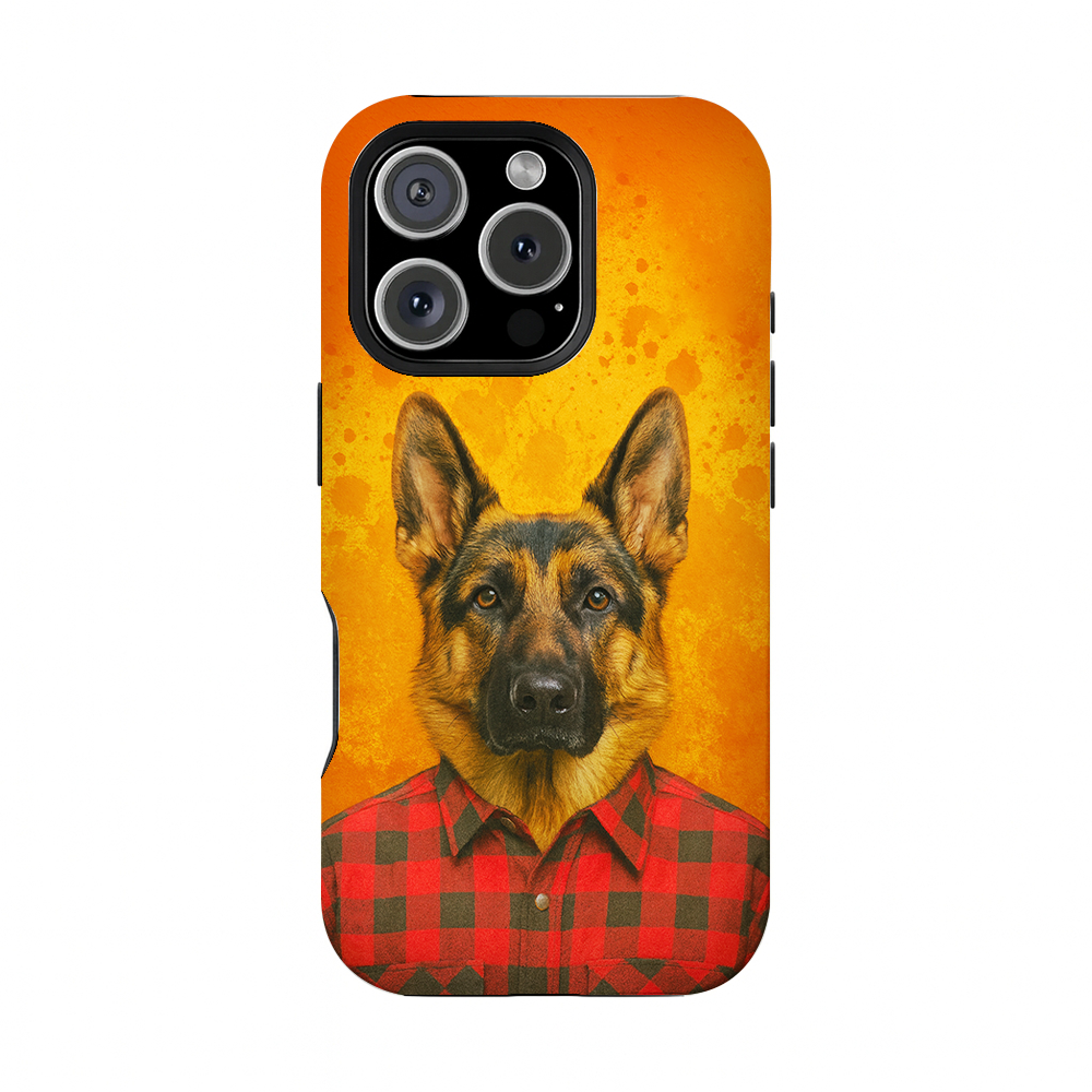 Custom Photo Dog In Red Shirt Phone Case Gift For Dog Lovers