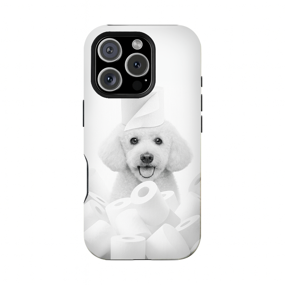 Custom Photo Dog Bathroom Phone Case Dog Gifts Lovers