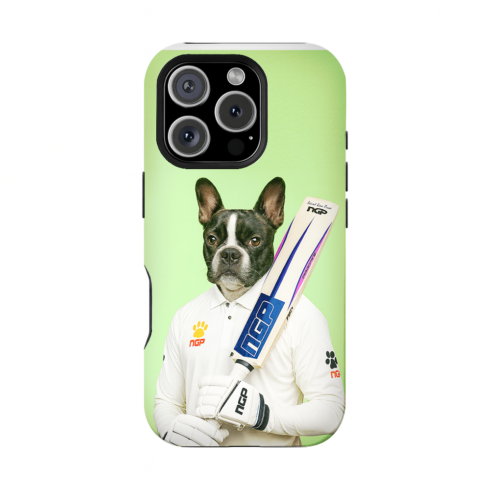Custom Photo Cricketer Dog Phone Case Gift For Dog Lovers