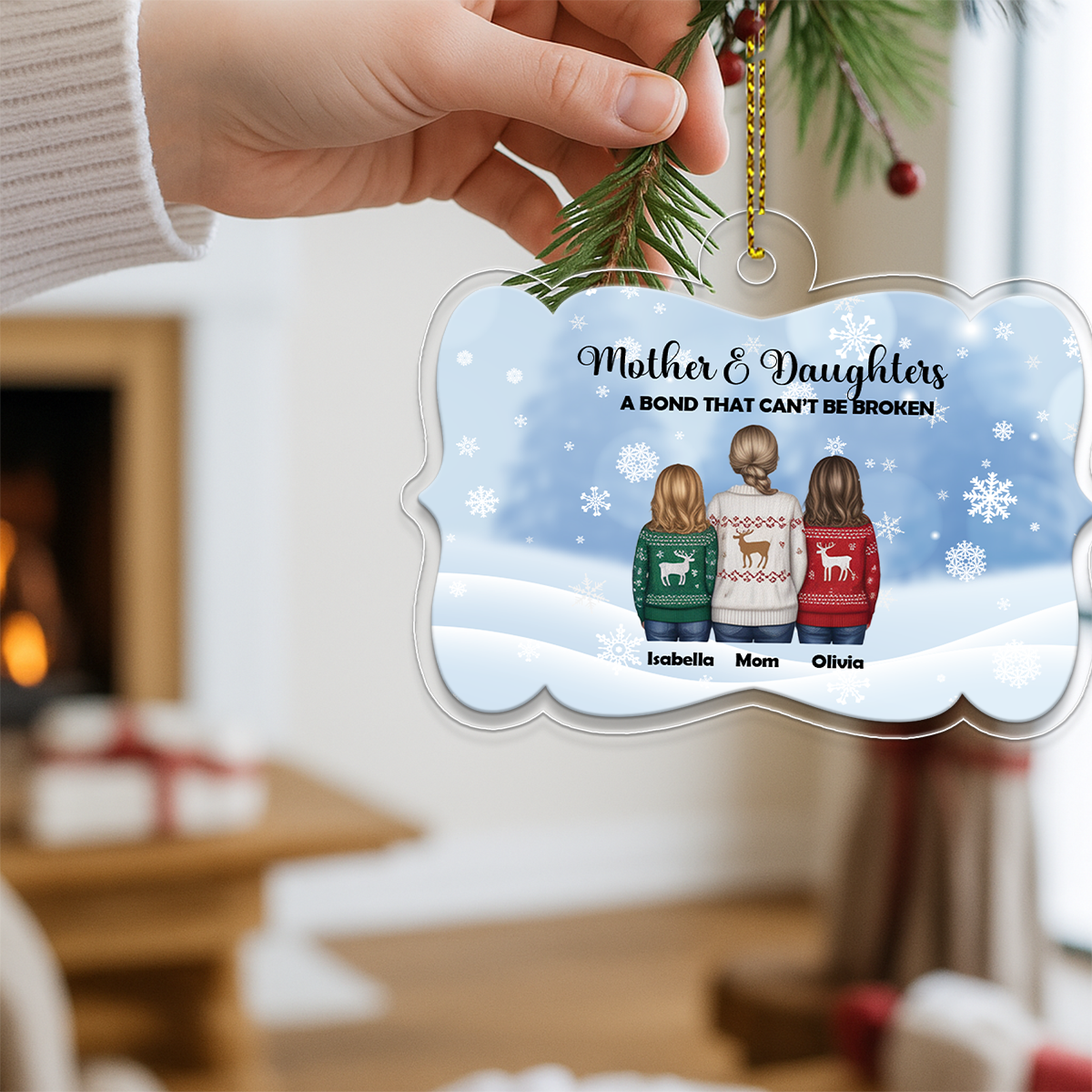 Mother and Daughter Ornament