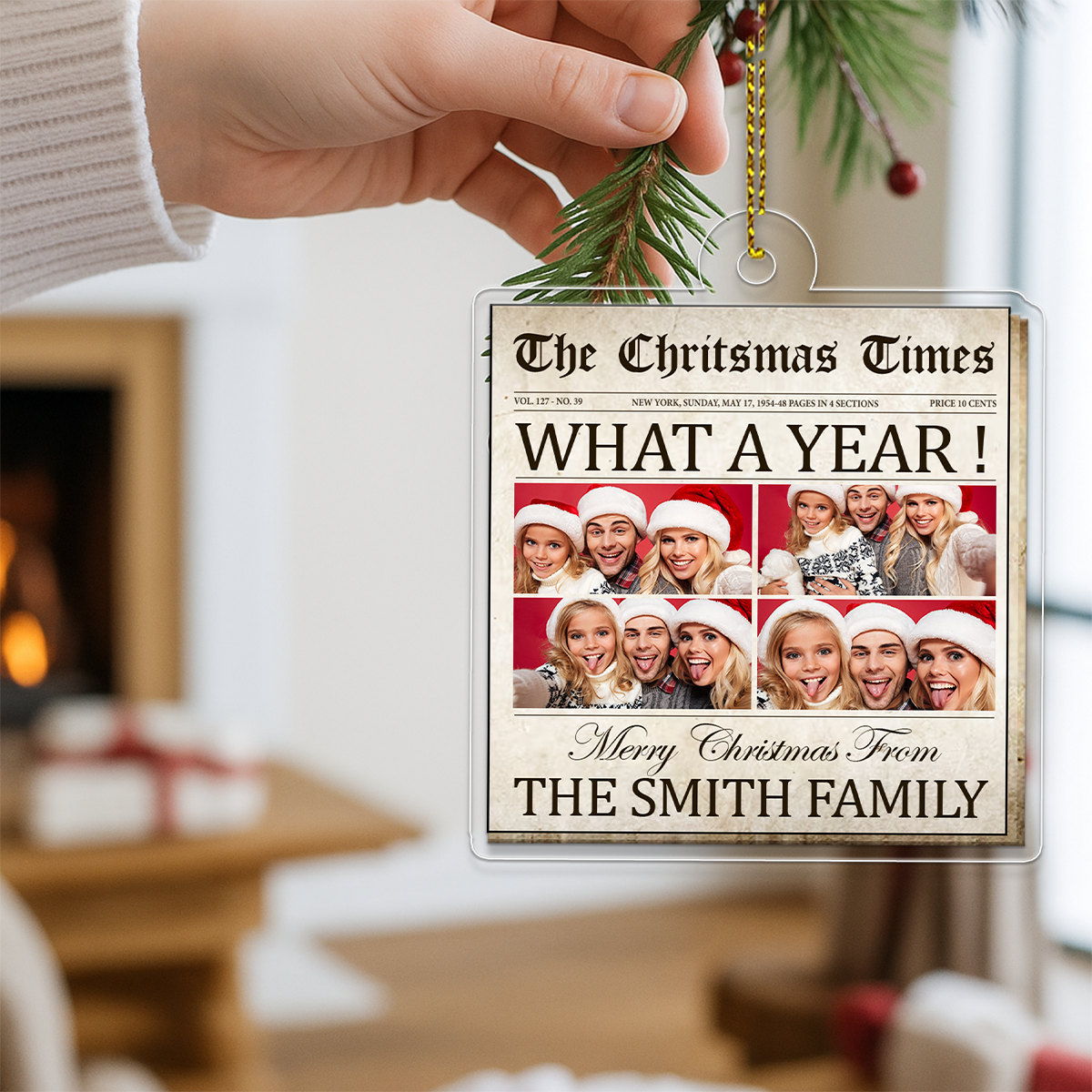 Custom Photo Family New Paper