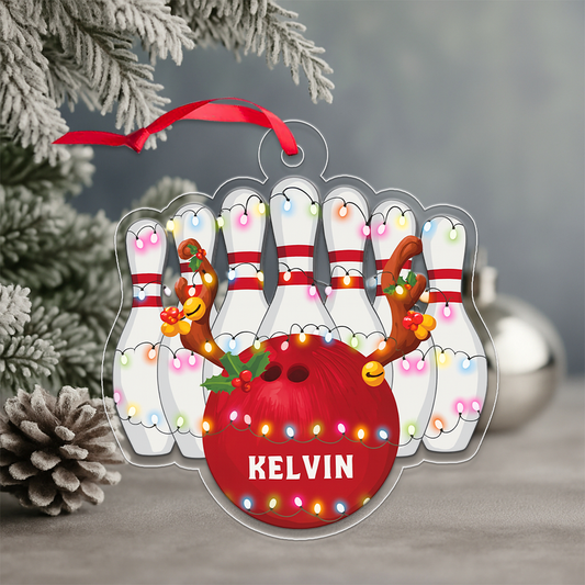 Custom Name Bowling Christmas2
