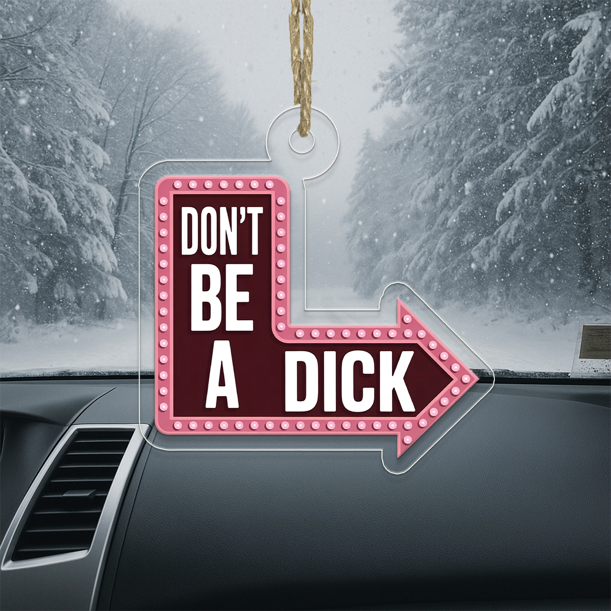 Personalized Don't Be Ornament, Funny Custom Christmas Ornament, Gag Gift Holiday Decoration, Humor Ornament, Adult Ornament
