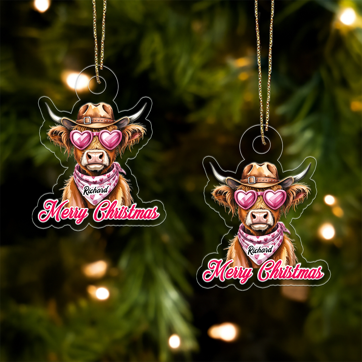 Custom Name Highland For Cowgirl