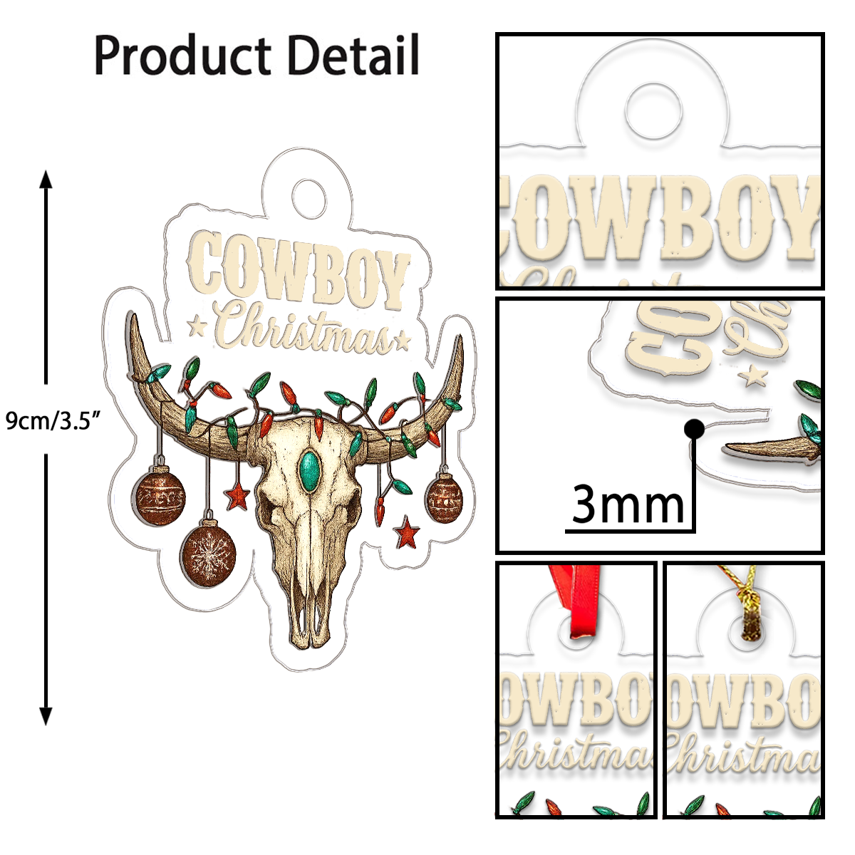 Custom Name Cowboy Christmas