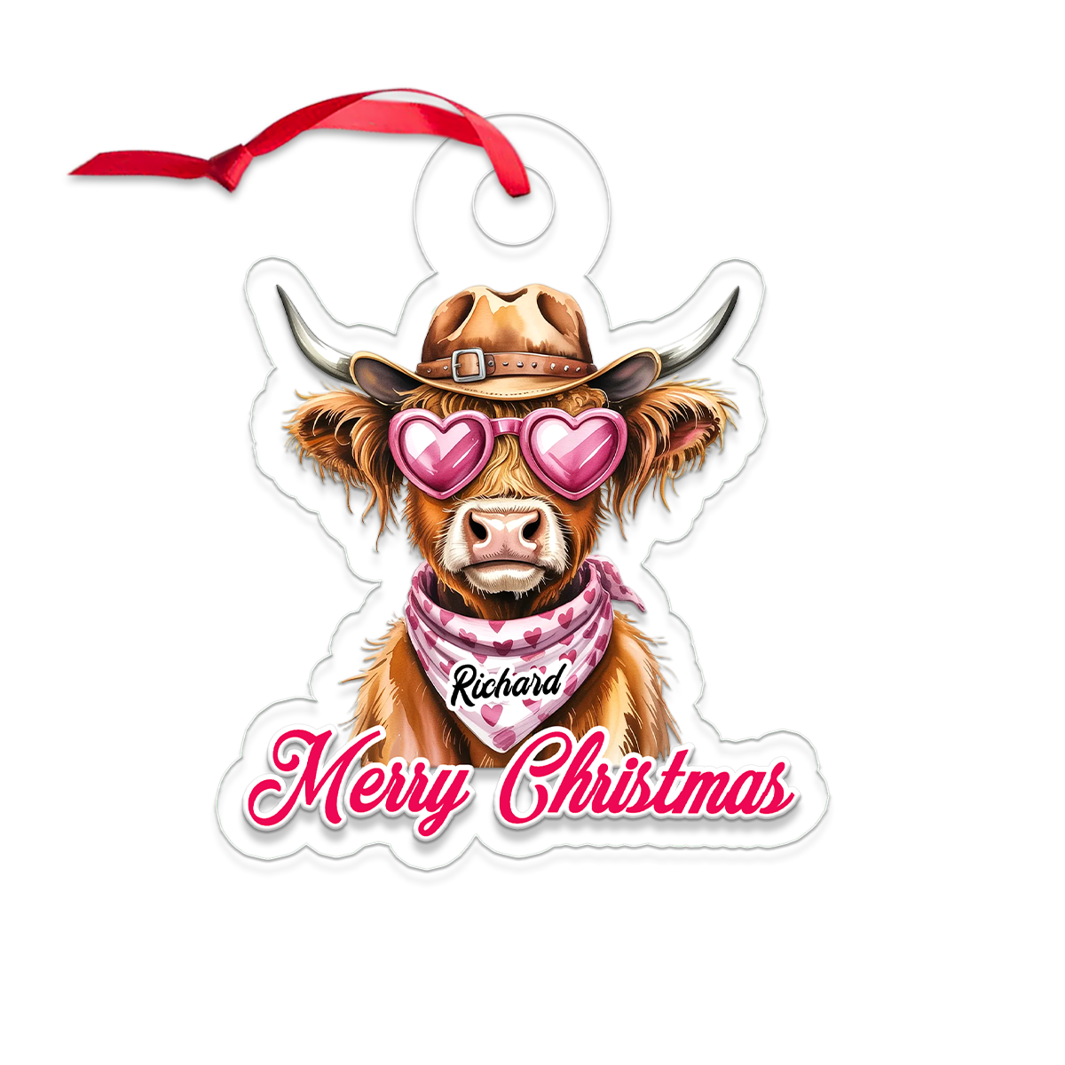 Custom Name Highland For Cowgirl