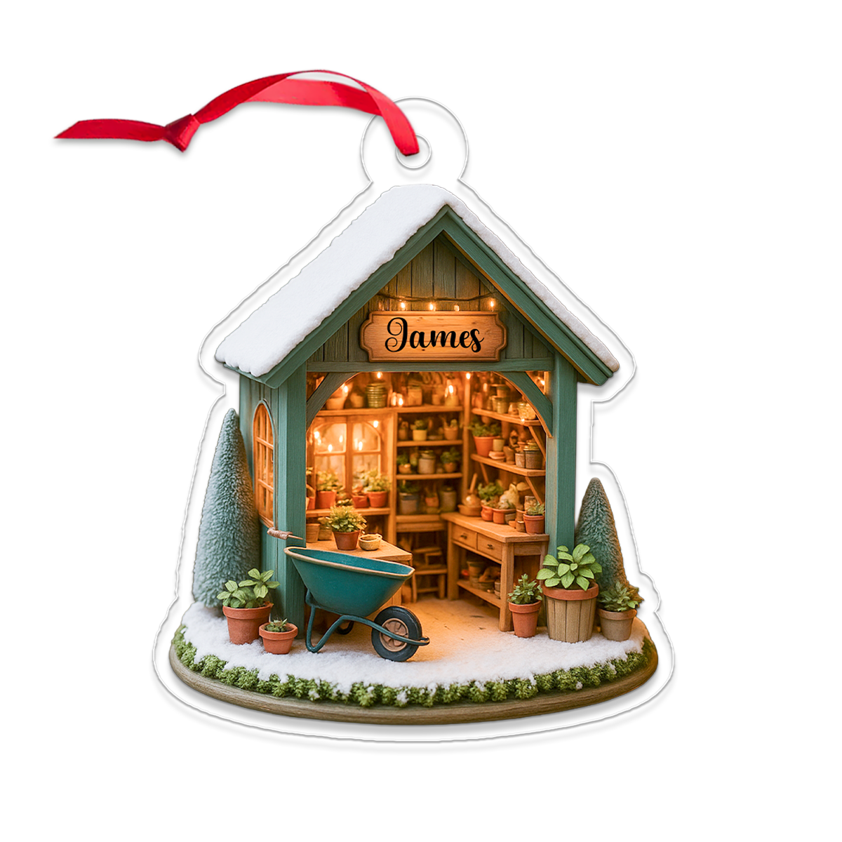 Custom Name Gadener Christmas