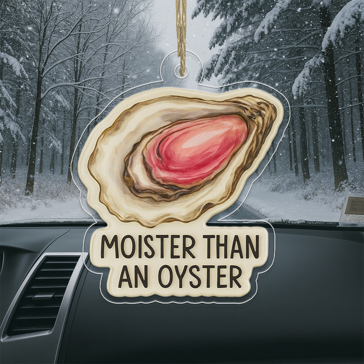Personalized Moister Oyster Ornament