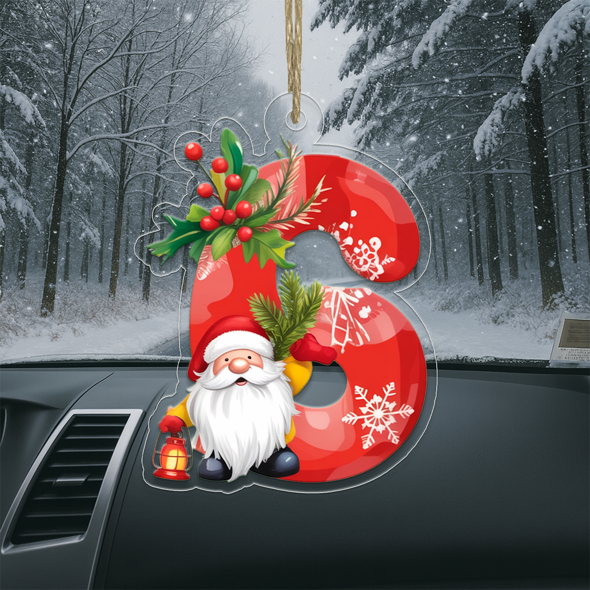 Letter G Acrylic Ornament 1 Acrylic Ornament Christmas Gift