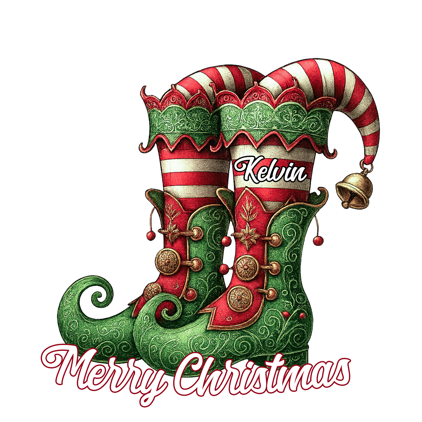 Custom Name Cowboy Xmas