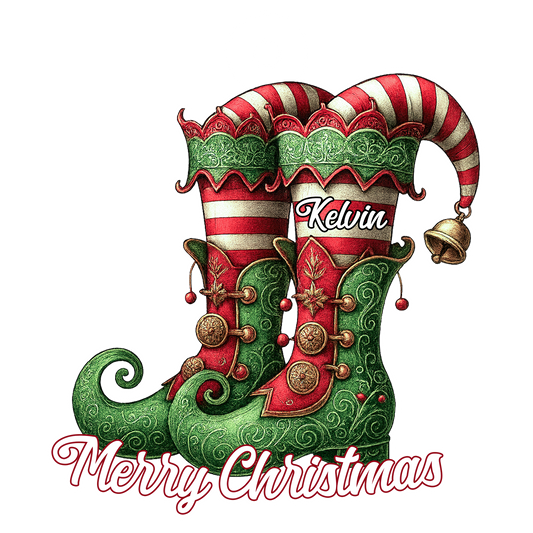 Custom Name Cowboy Xmas