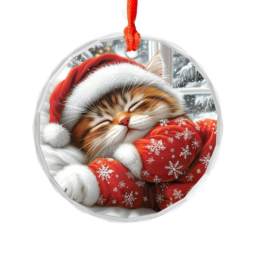 Persian cat Sleeping In Bed Design 1