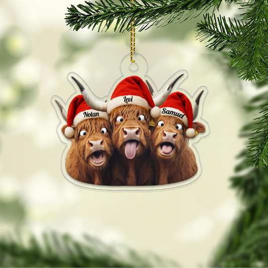 Custom Name Funny Highland Cow