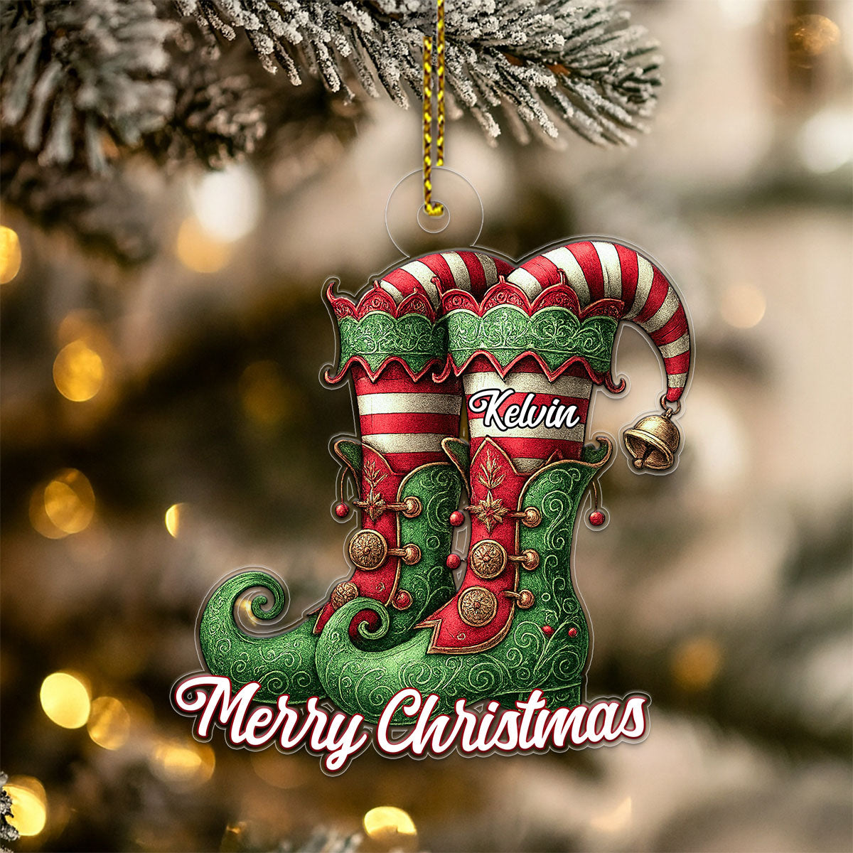 Custom Name Cowboy Xmas