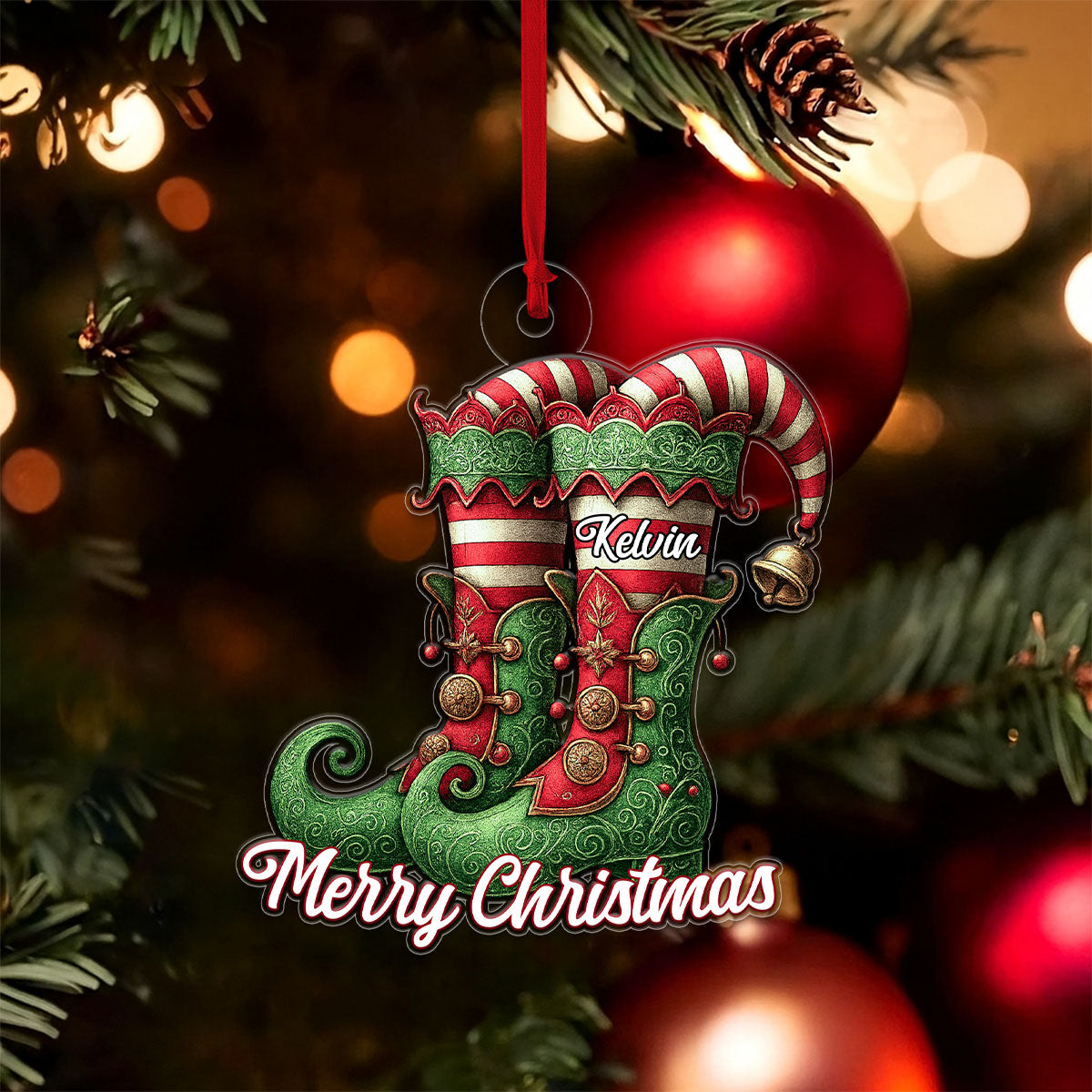 Custom Name Cowboy Xmas