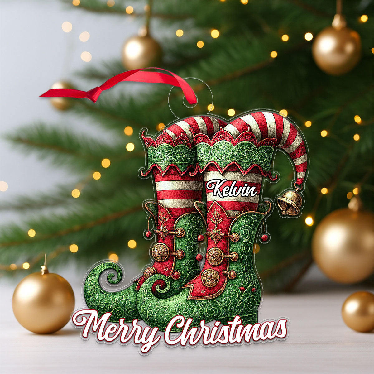 Custom Name Cowboy Xmas