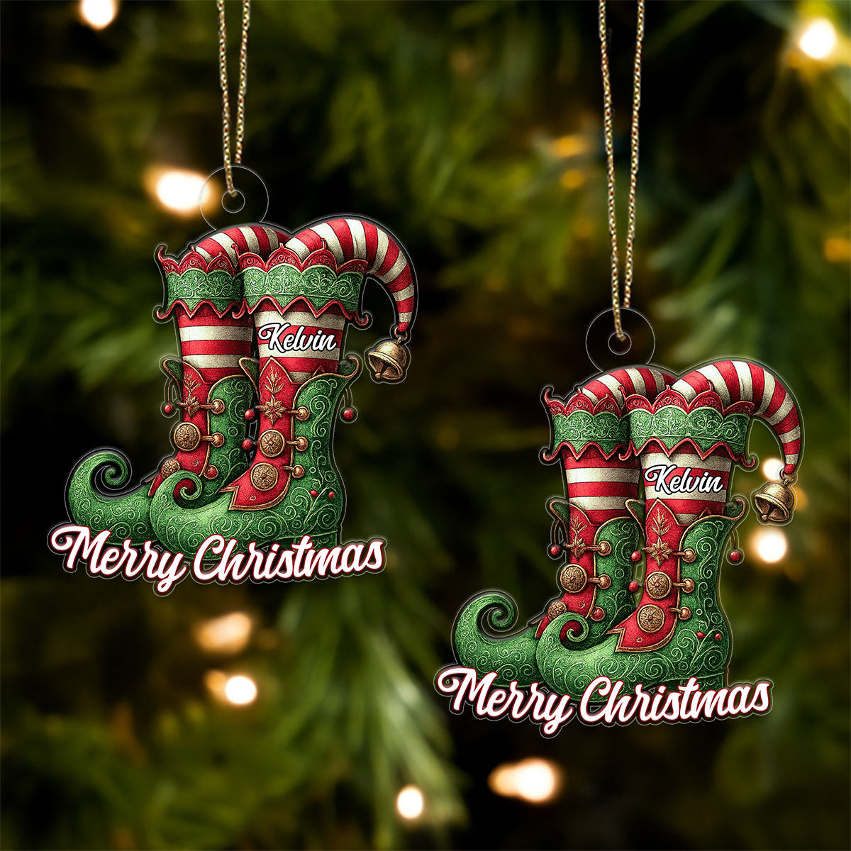 Custom Name Cowboy Xmas