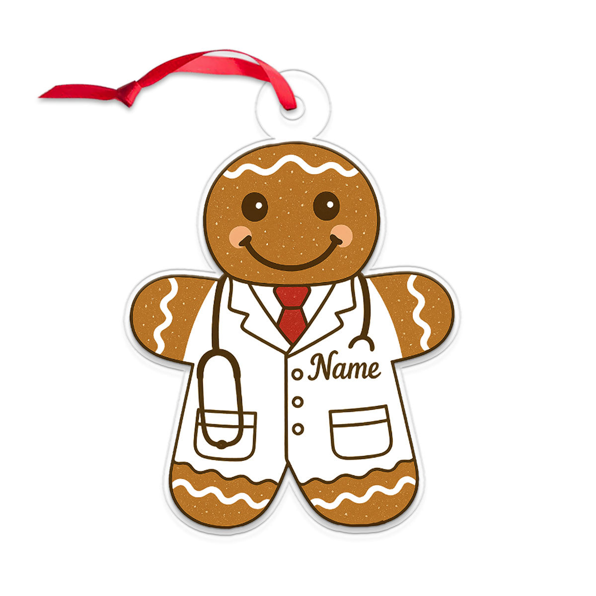 Custom Name Doctor Gingerbread Xmas