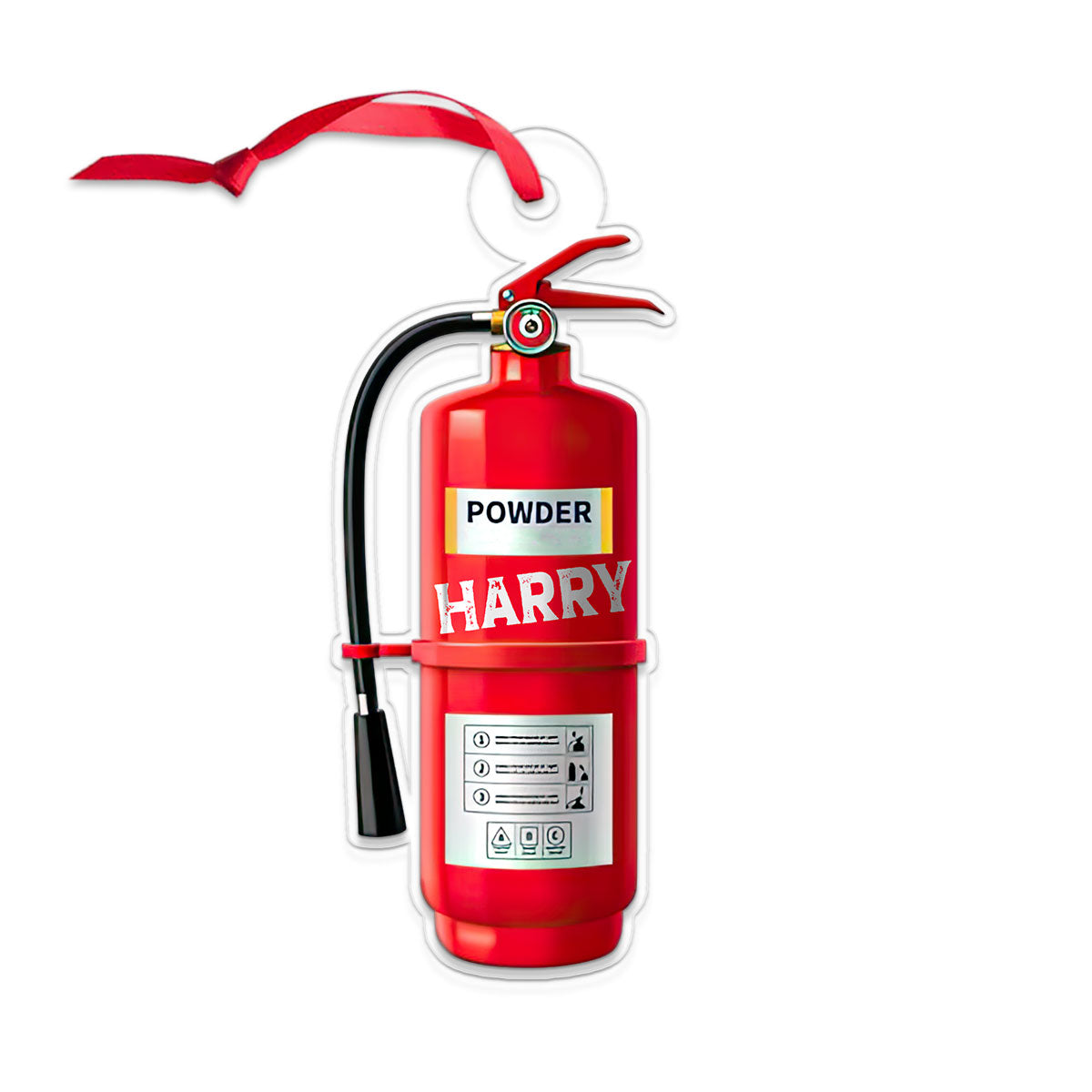 Custom Name Fire Extinguisher Retirement Gift for Firefighter