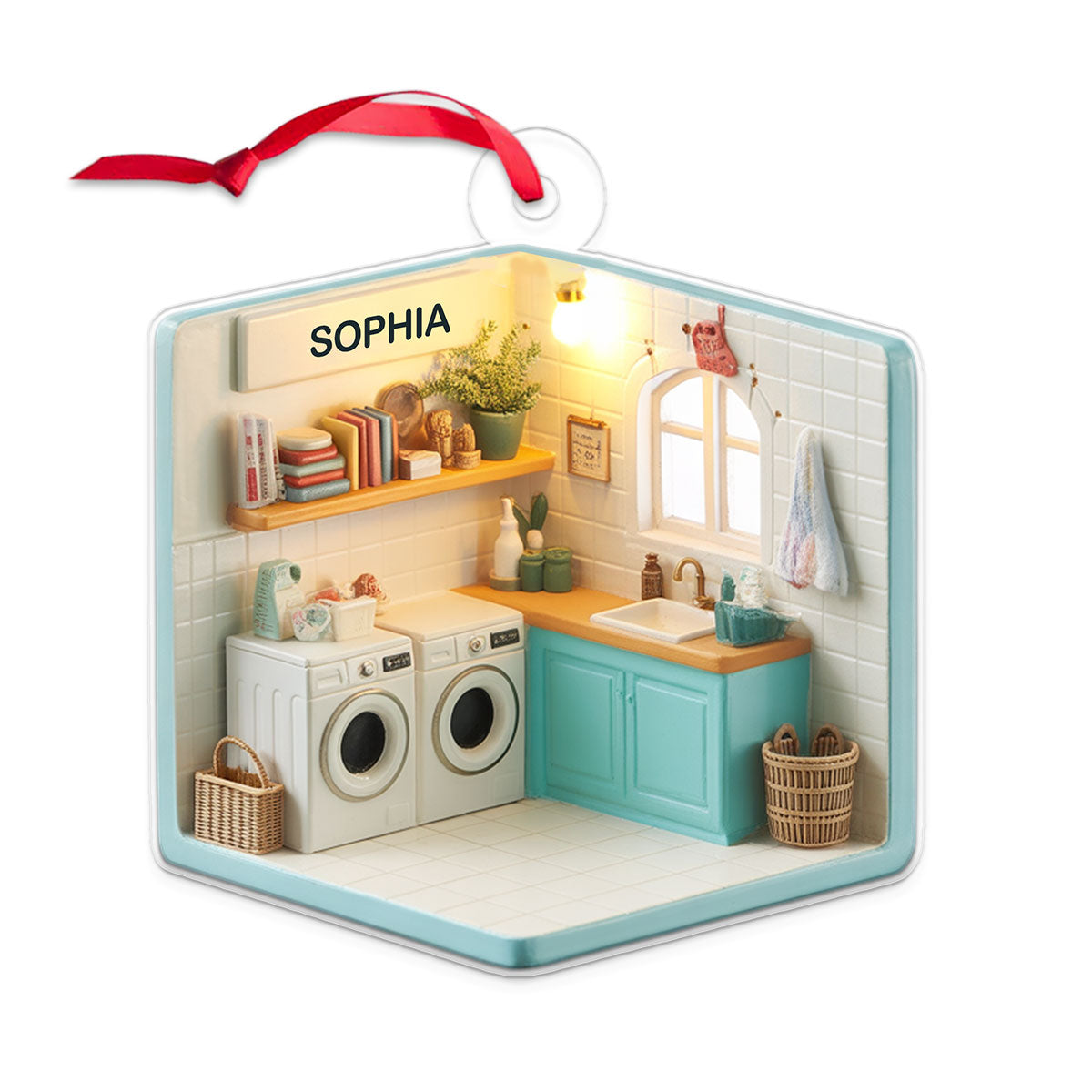 Custom Name Washing Machine Christmas