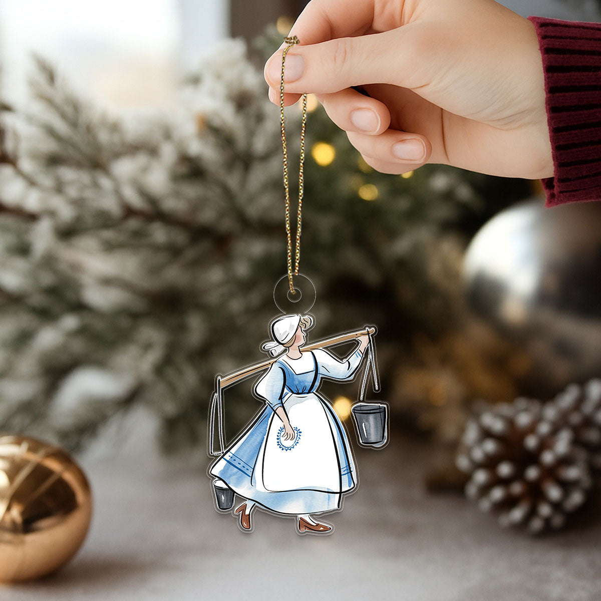 Personalized Dutch Girl Christmas