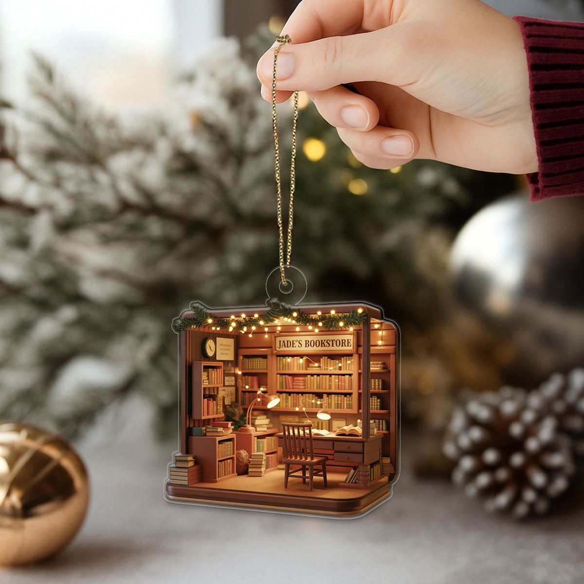 Custom Bookstore Xmas