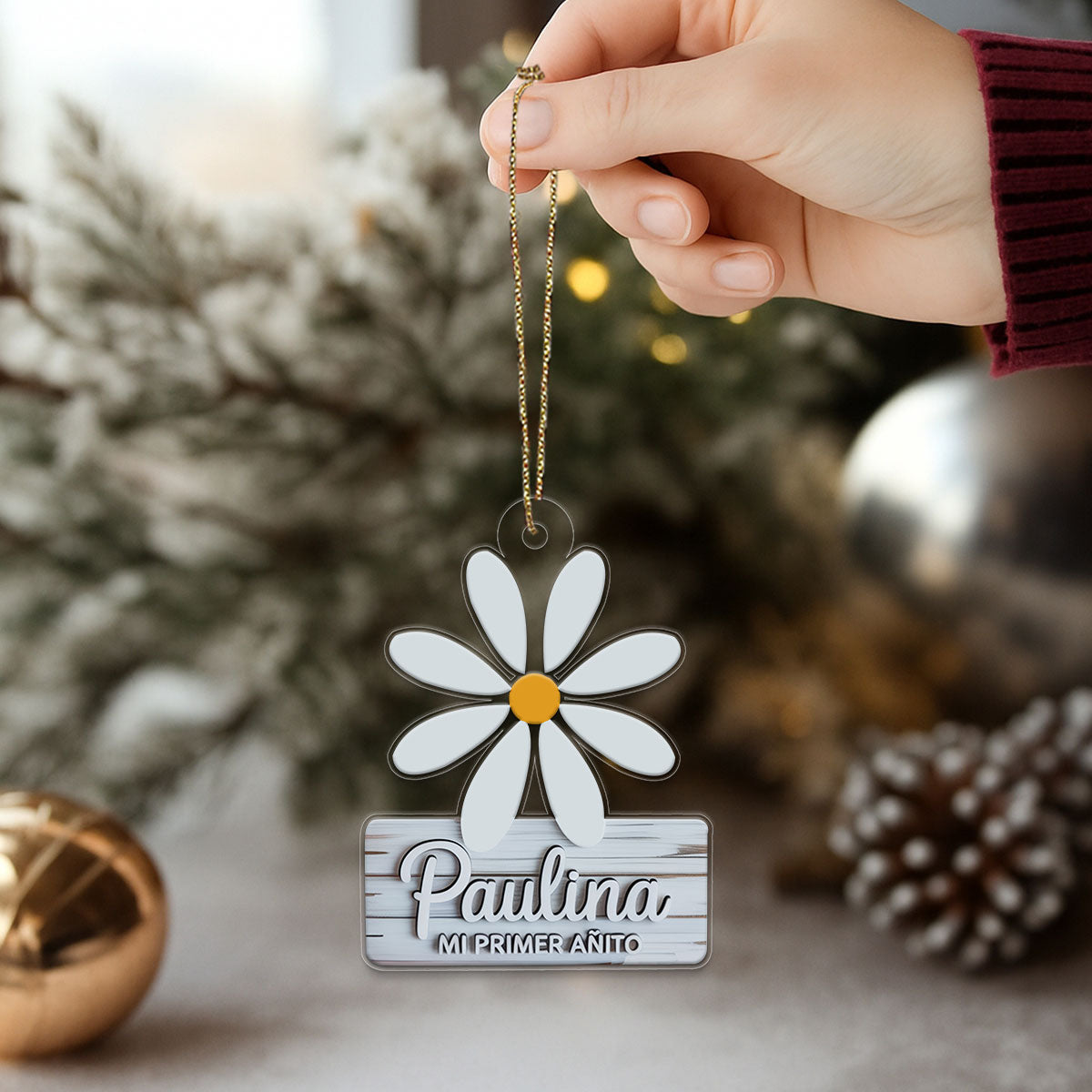 Personalized Daisy Flower