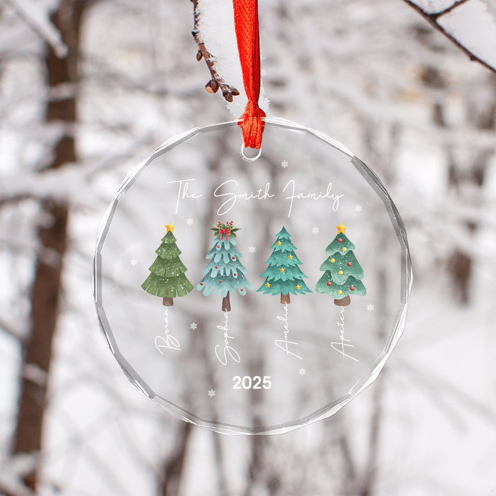 Custom Name Family Xmas Tree
