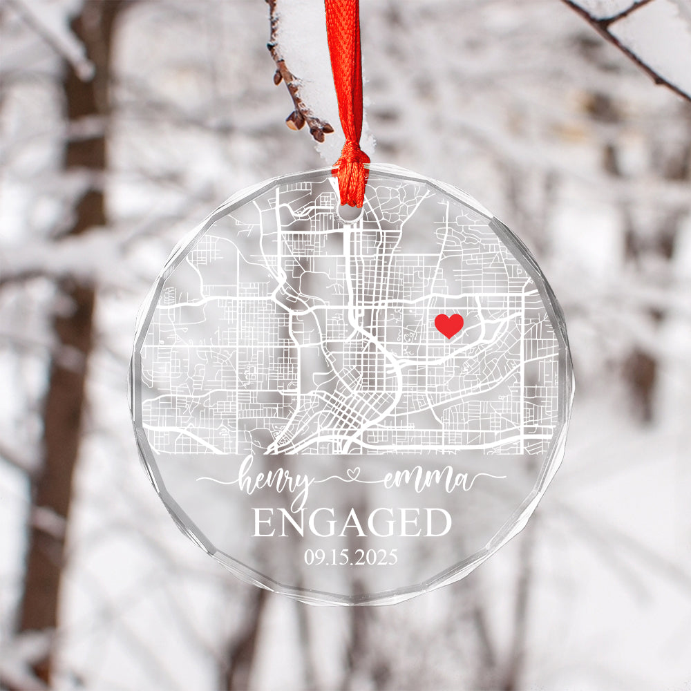 Personalized City Map Name And Date Couple