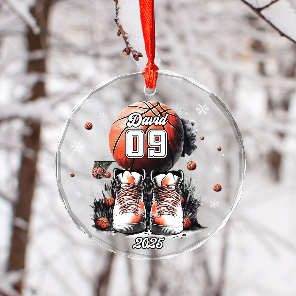 Custom Name And Number Basketball Player